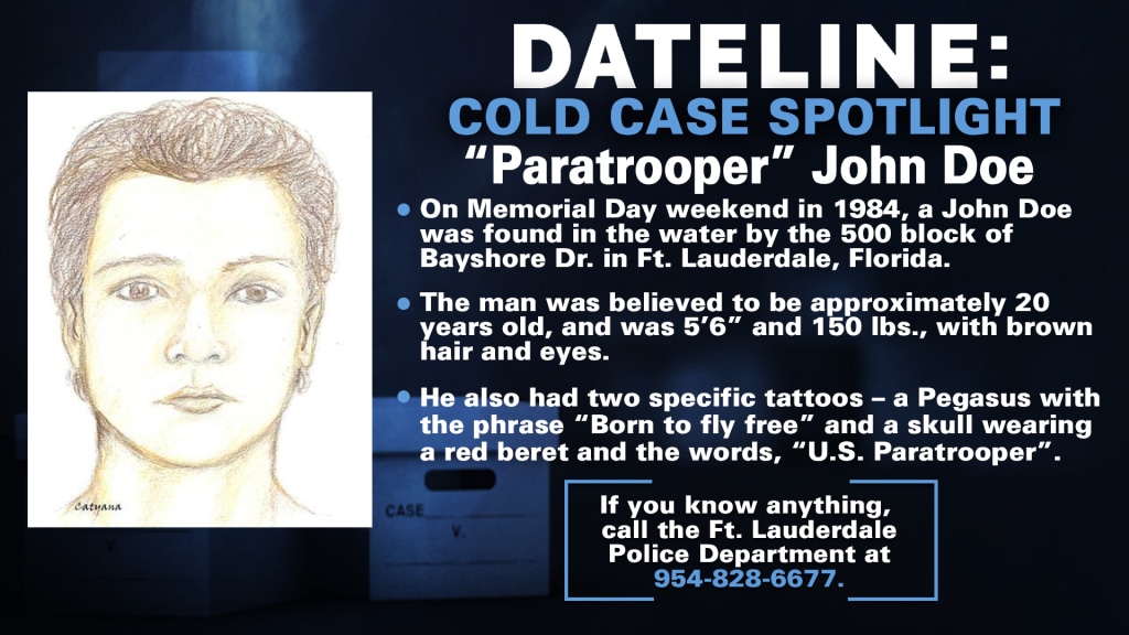 Veteran Doe organization works to identify 'Paratrooper' John Doe