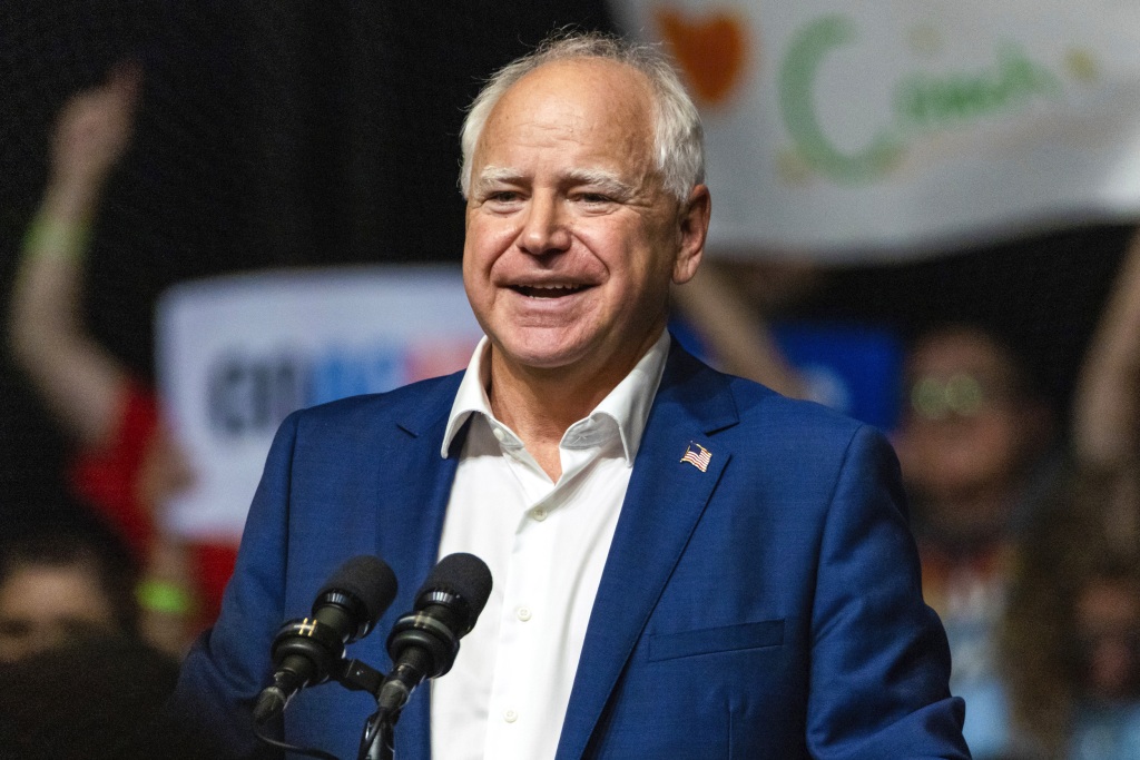 Tim Walz's Minnesota delegation gets curious placement at 2024 DNC