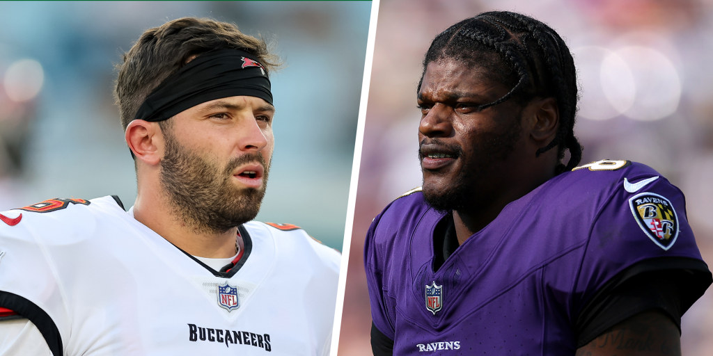 Ravens Dominate Buccaneers Jackson Shines with Five Touchdowns in Monday Night Victory