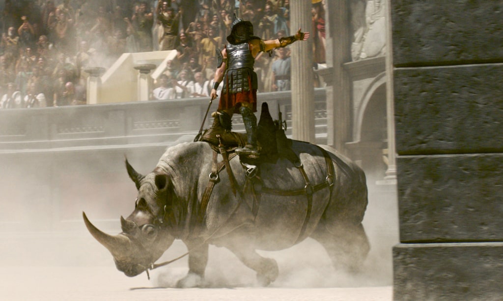 Gladiator II' Animals: Were There Rhinos, Baboons and Sharks in the  Colosseum?