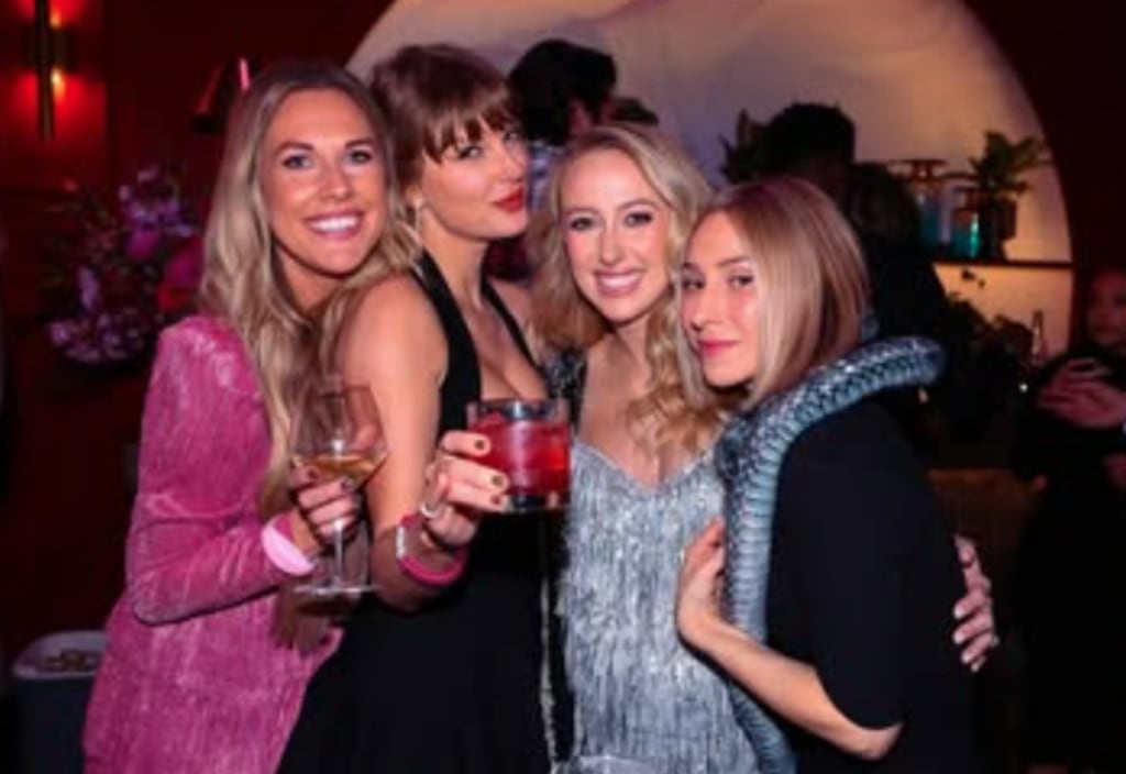 Taylor Swift Seen In New Brittany Mahomes Photos At 'Eras Tour' Party