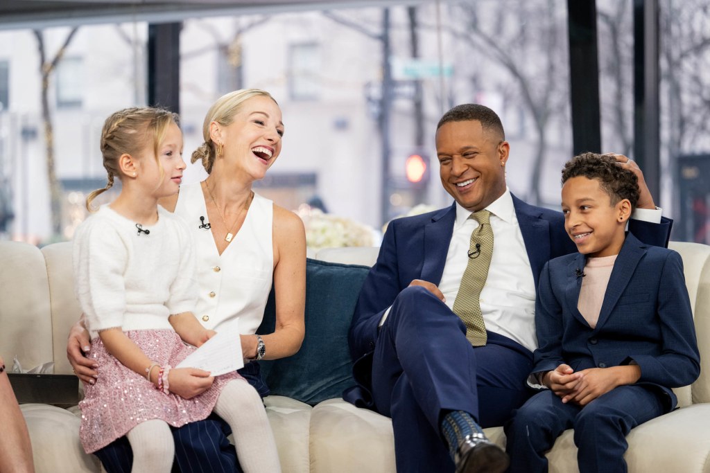 Craig Melvin's family surprises him on 1st day as TODAY co-anchor