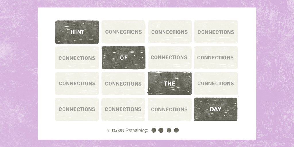 NYT Connections Hints and Answer for October 20, Puzzle #862