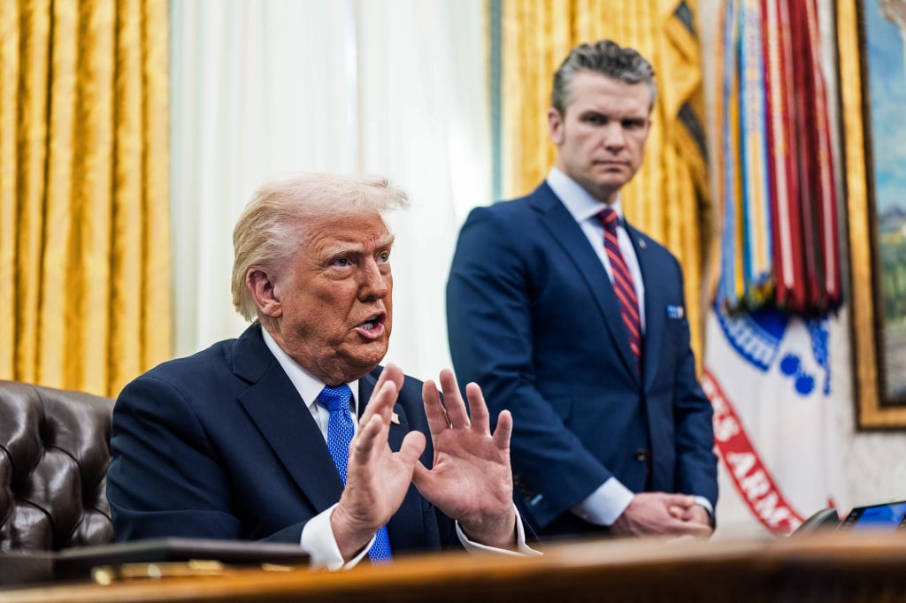 Trump to sign executive order rebranding Defense Department as the Department of War