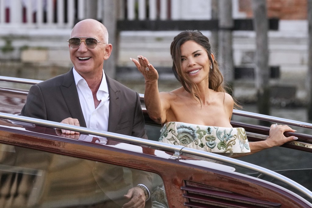 The Bezos-Sanchez wedding is an exercise in tone-deaf excess
