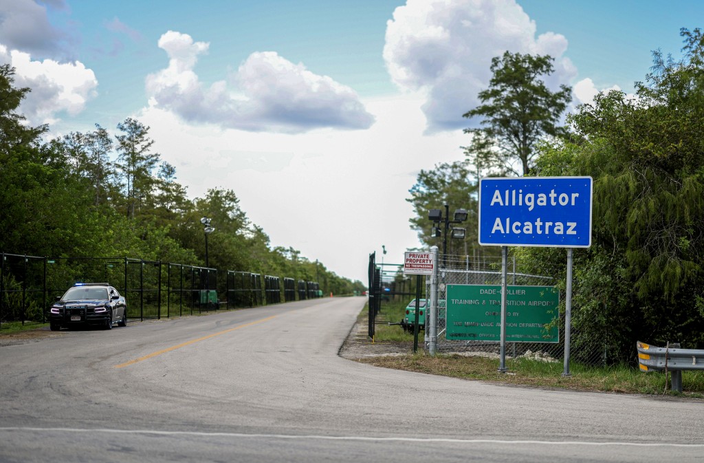 Judge rules 'Alligator Alcatraz' can stay open but halts construction and bars new detainees
