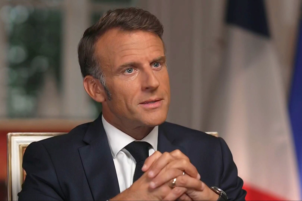 French President Emmanuel Macron says he doesn't believe Putin is 'very willing to get peace' in Ukraine