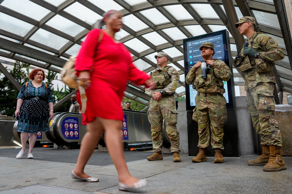 Military officers shifted to prosecute local D.C. crimes amid Trump takeover