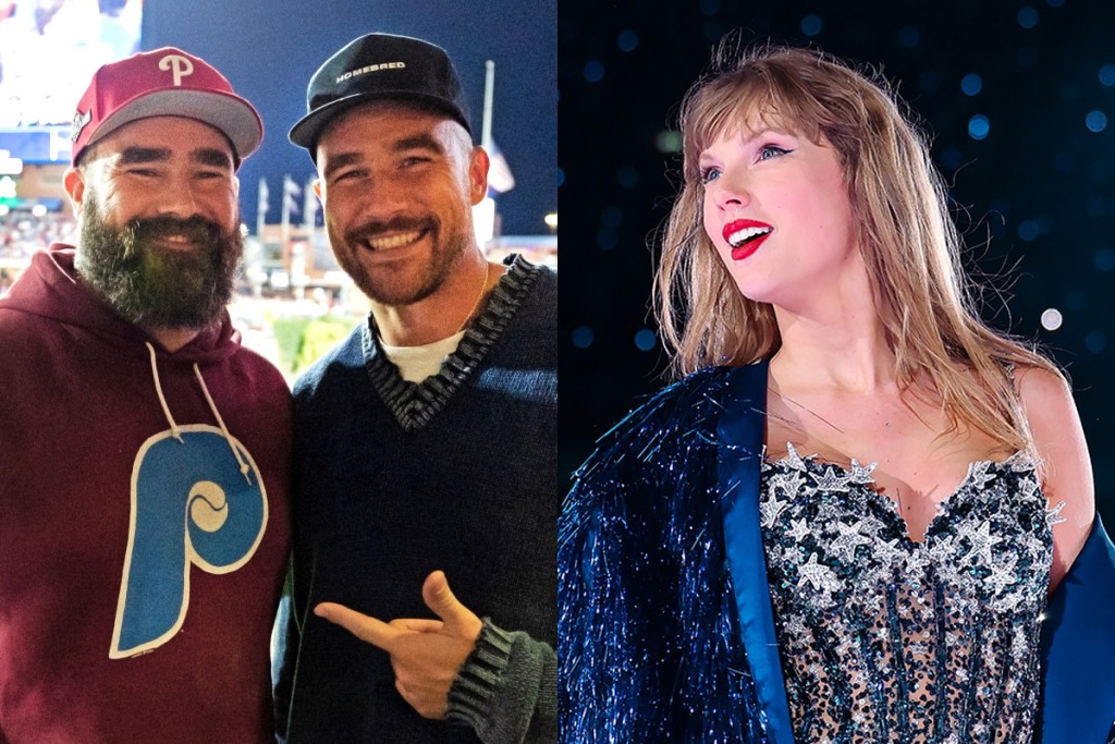 Jason Kelce celebrates Taylor Swift and Travis Kelce's 'proposal heard 'round the world'