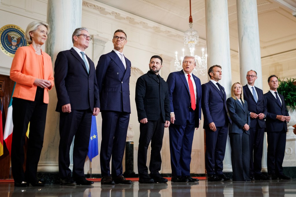 Trump and Zelenskyy's meeting with European leaders marks a historic moment