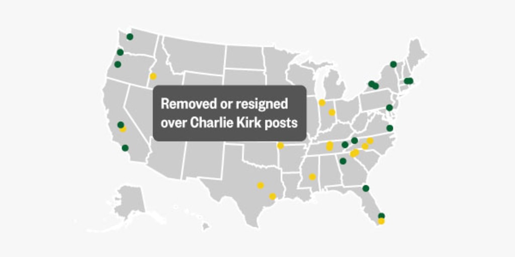 Teachers' punishment for social media posts on Charlie Kirk's death prompts free speech debate