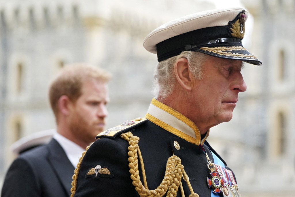 King Charles and Prince Harry met for first time in more than a year