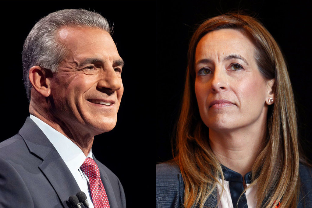 Trump looms over New Jersey's race for governor as candidates clash in their first debate 