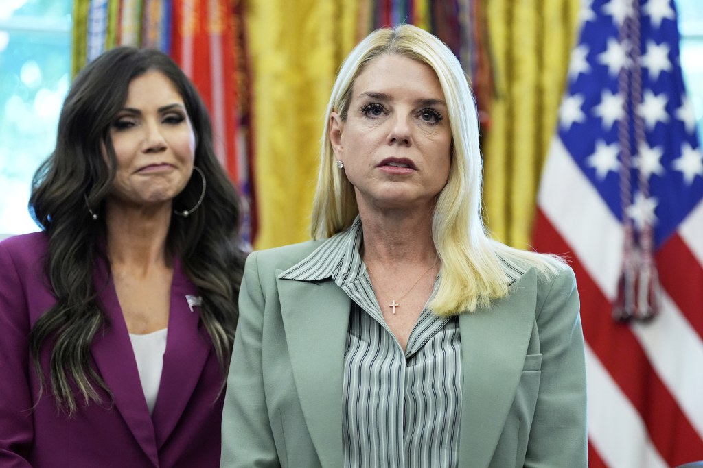 Trump publicly pushes Attorney General Pam Bondi to go after his political foes