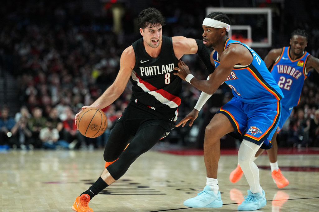 Trail Blazers rally from 22 down to hand Thunder their first loss