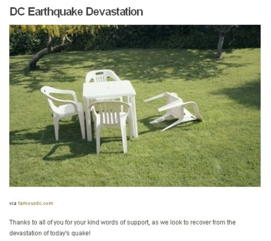 Twitter Uses Earthquake To Mock Nature S Wrath You