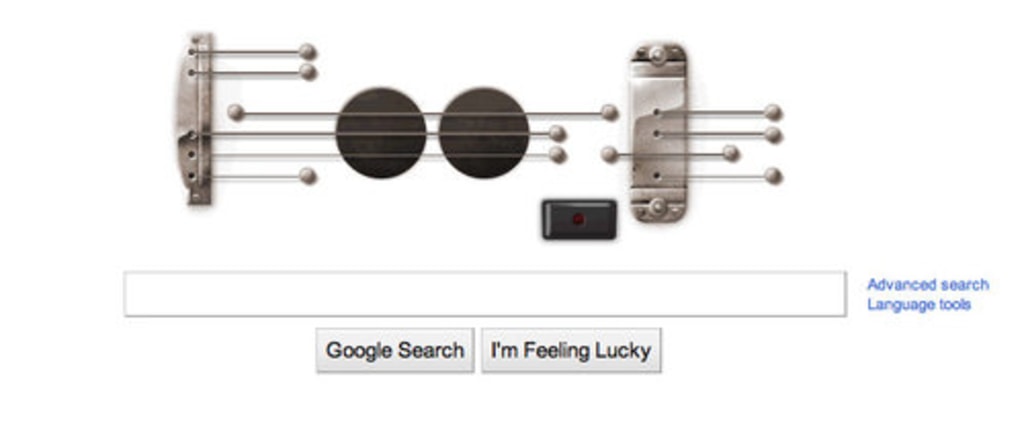 Whoa Google homepage is a playable Les Paul guitar