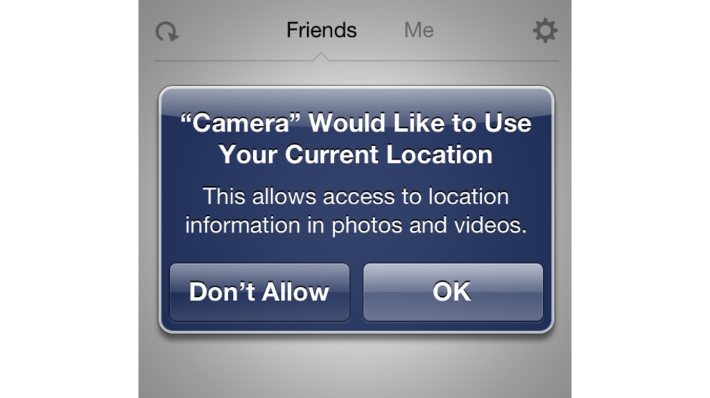 Allow camera