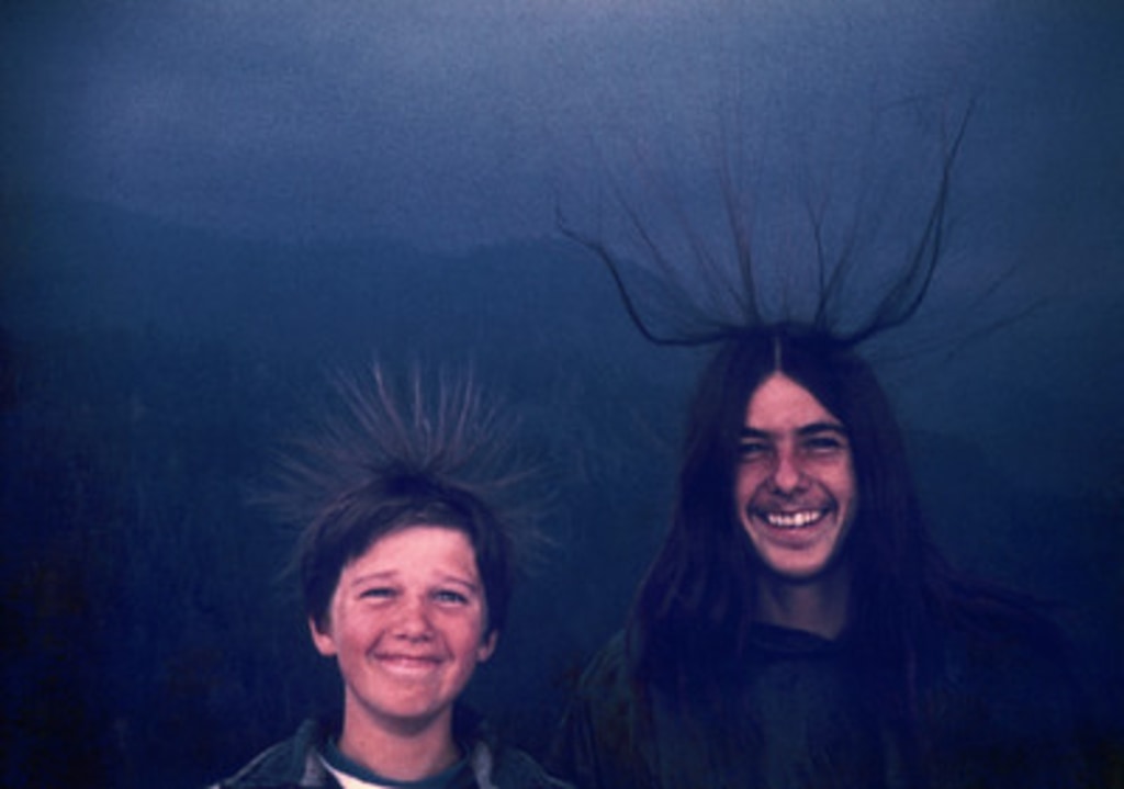 Decades later, hair-raising photo still a reminder of lightning danger