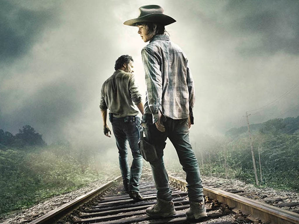Walking Dead Poster - Season 5 Rick & Carl - NerdKungFu