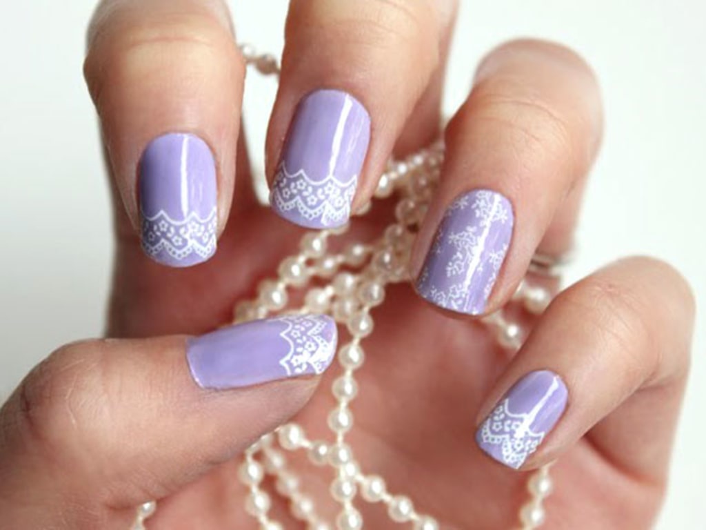 25 Wedding Nail Design Ideas For Your Big Day - Gazzed