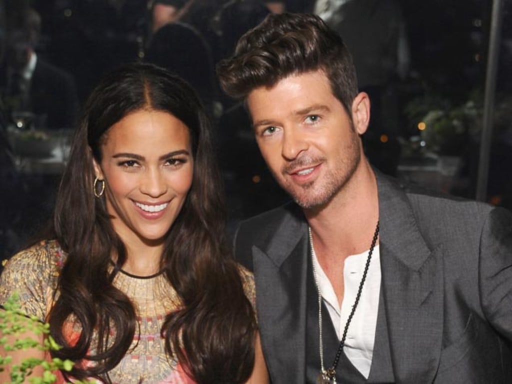 Robin Thicke and wife Paula Patton are so busy balancing their careers with...