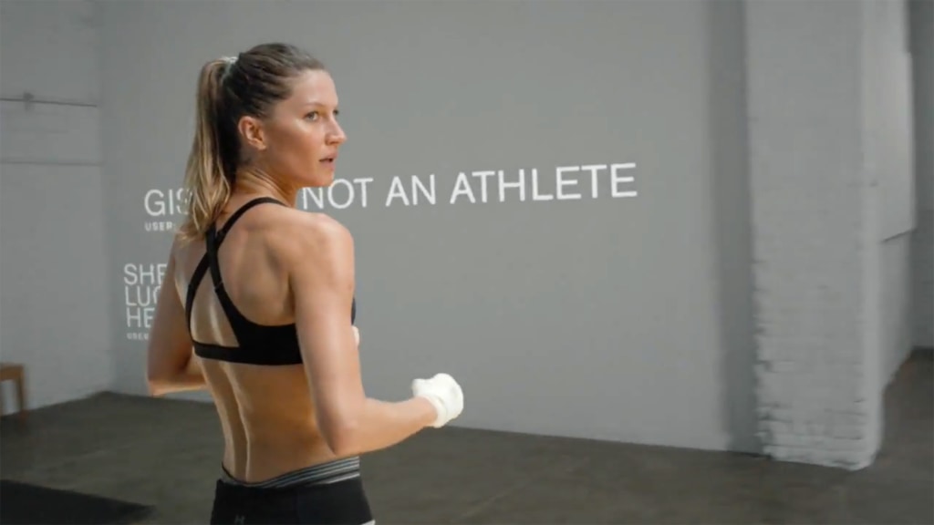 Residuos Salvaje hambruna Gisele Bundchen punches back at critics in new Under Armour ad