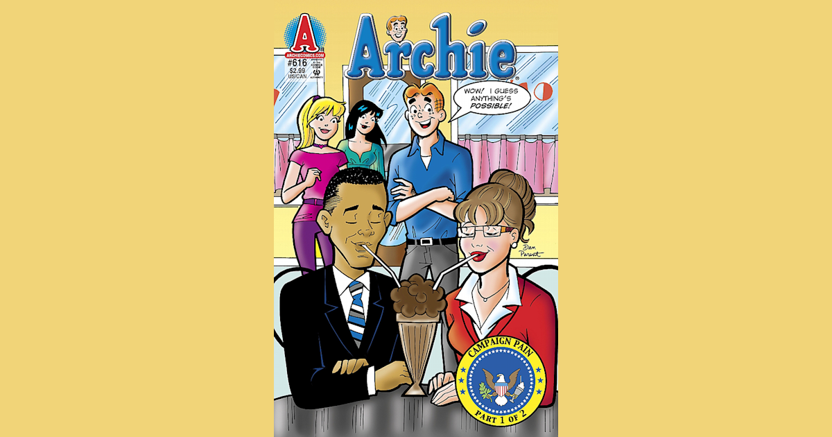New battleground for Obama, Palin: Archie comics