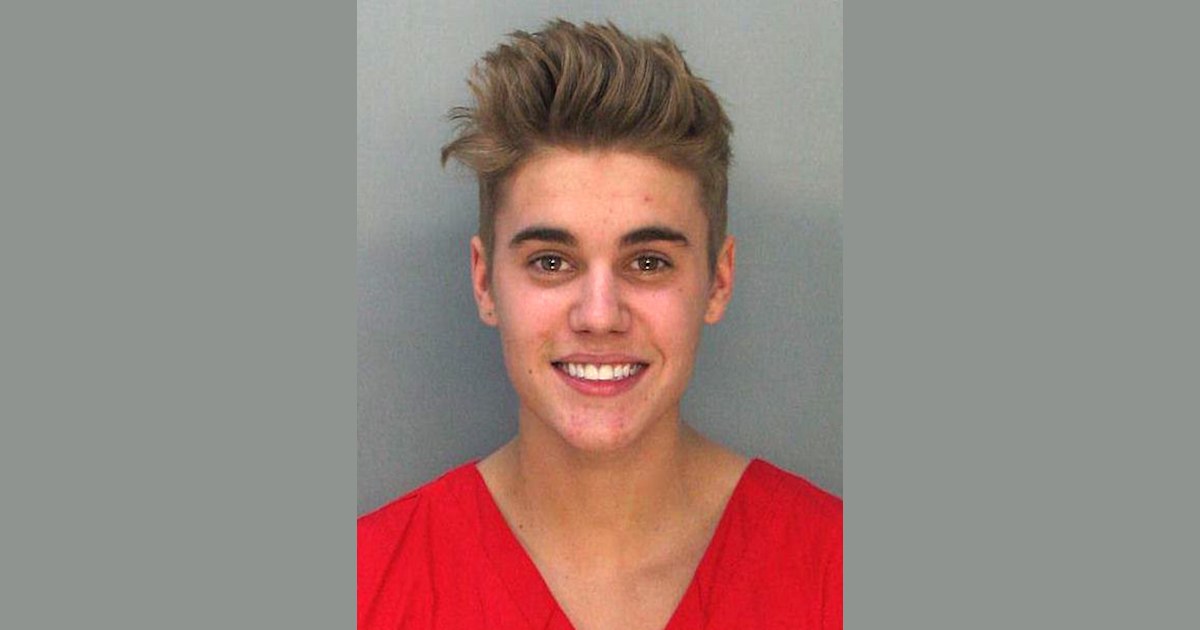Celebrity mugshots