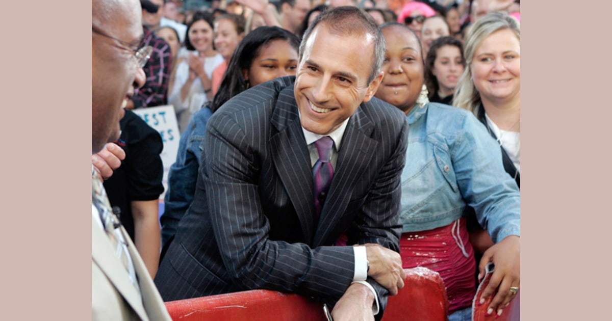 Matt Lauer S Memorable Moments On Today Matt Lauer S Memorable Moments On Today
