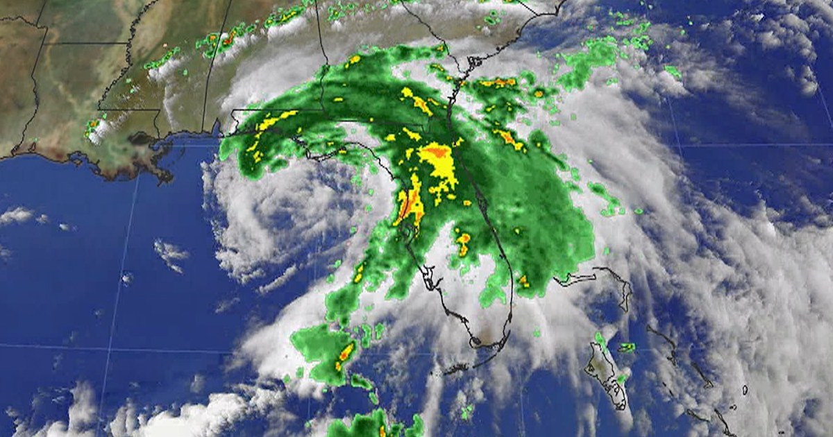 Tropical storm Debby batters Gulf Coast