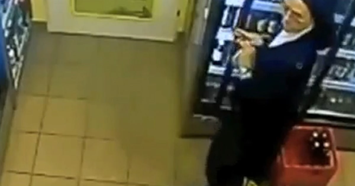 Real or fake? Nun caught on video stealing beer