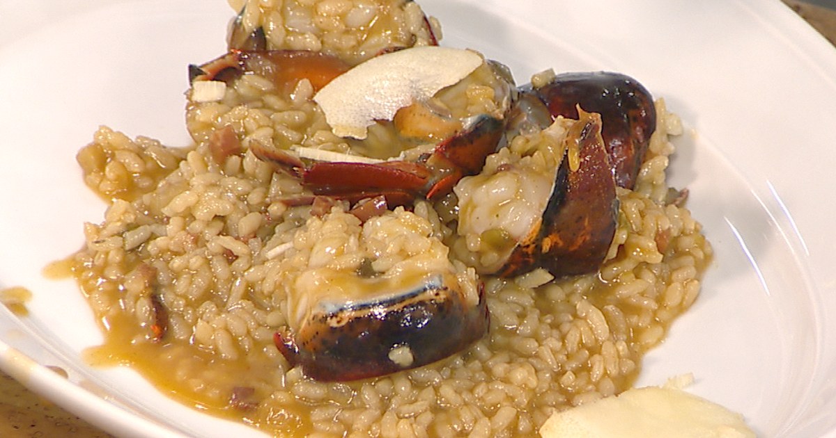 Lobster Stock Rice Celebrate lobster season with a flavorful soupy rice