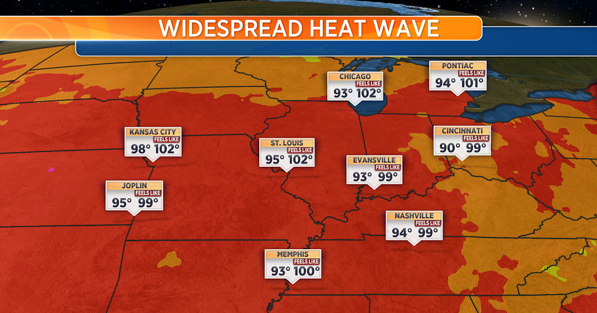 Heat wave expected to break over weekend