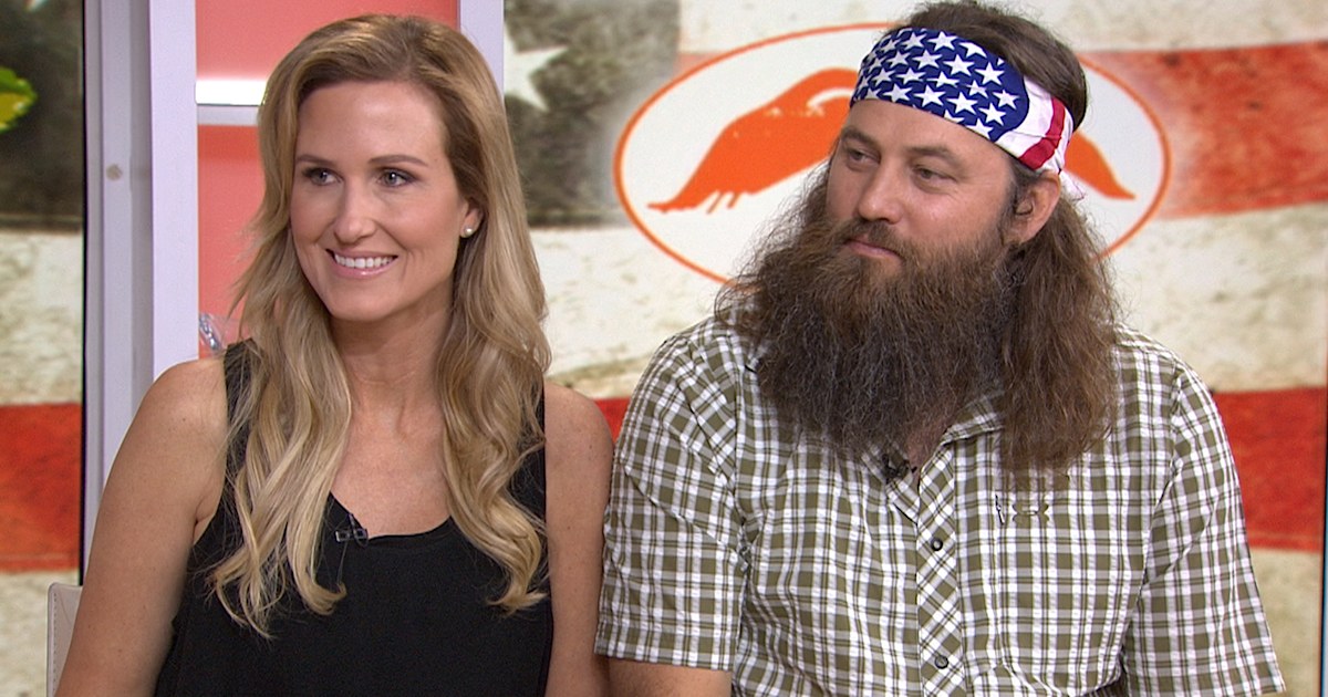Willie and Korie Robertson of the hit reality show â€œDuck Dynastyâ€� visit TOD...