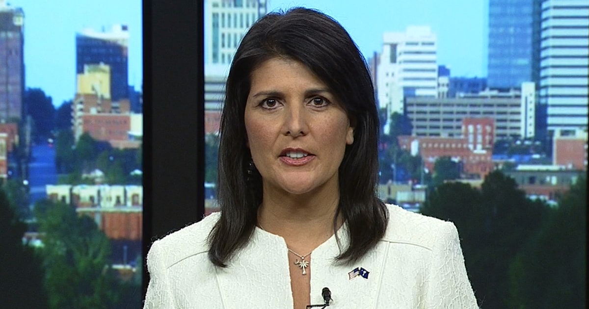 Nikki Haley: ‘It’s a great day’ as Confederate flag comes down.