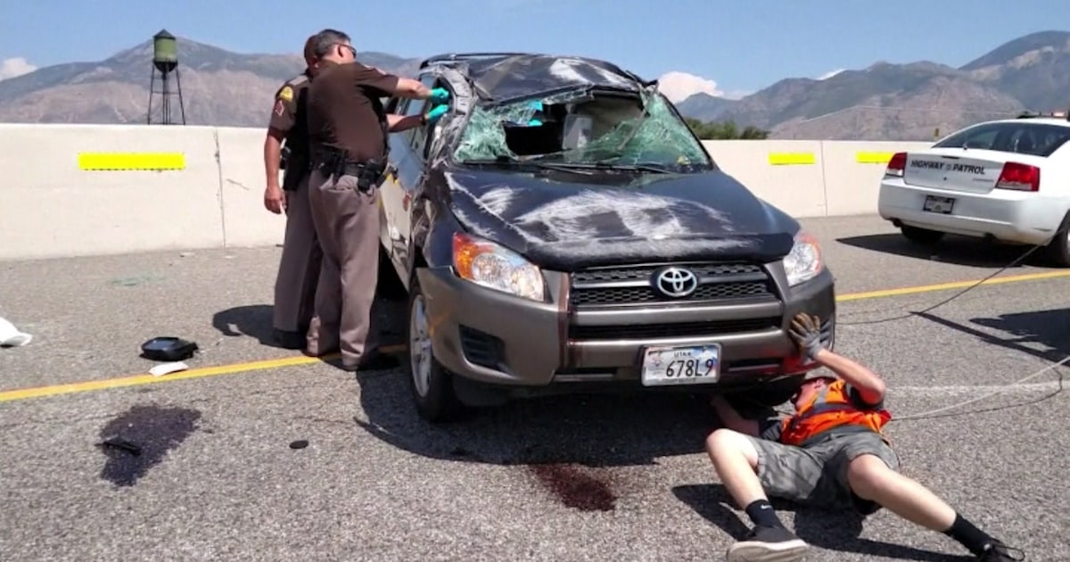 I way drive. Two cars crashed on the High Street yesterday. Video Driver on the way.