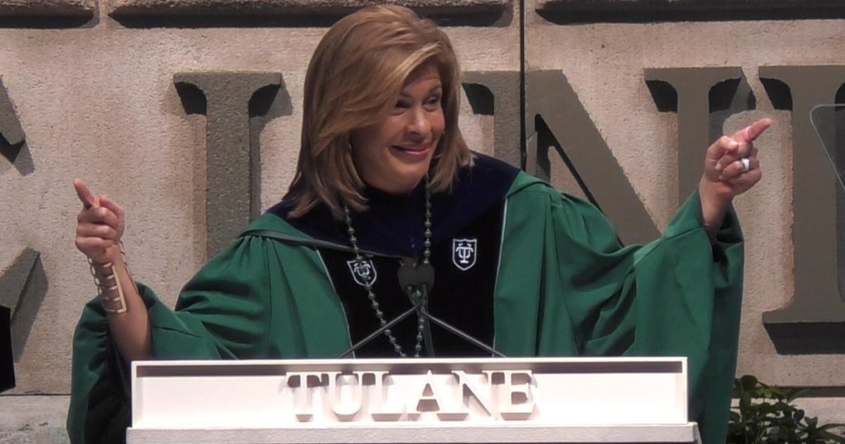 Watch Hoda Kotb’s full Tulane commencement speech