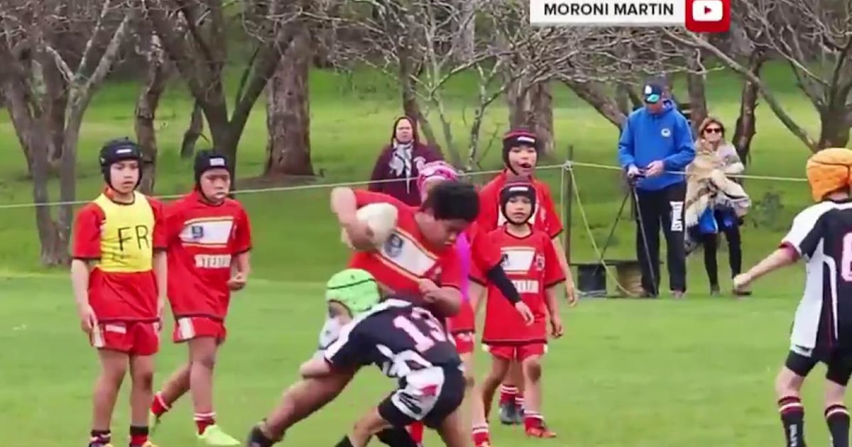 Watch one big kid in ‘beast mode’ dominate a rugby match