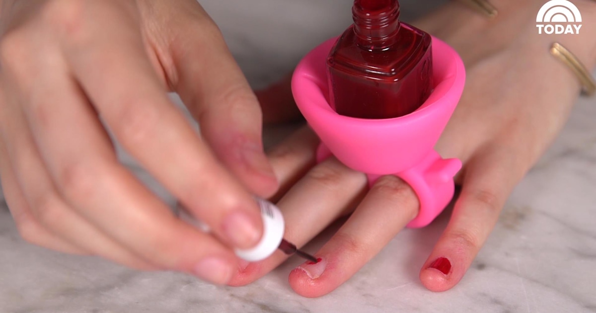Tweexy nail polish sales holder amazon