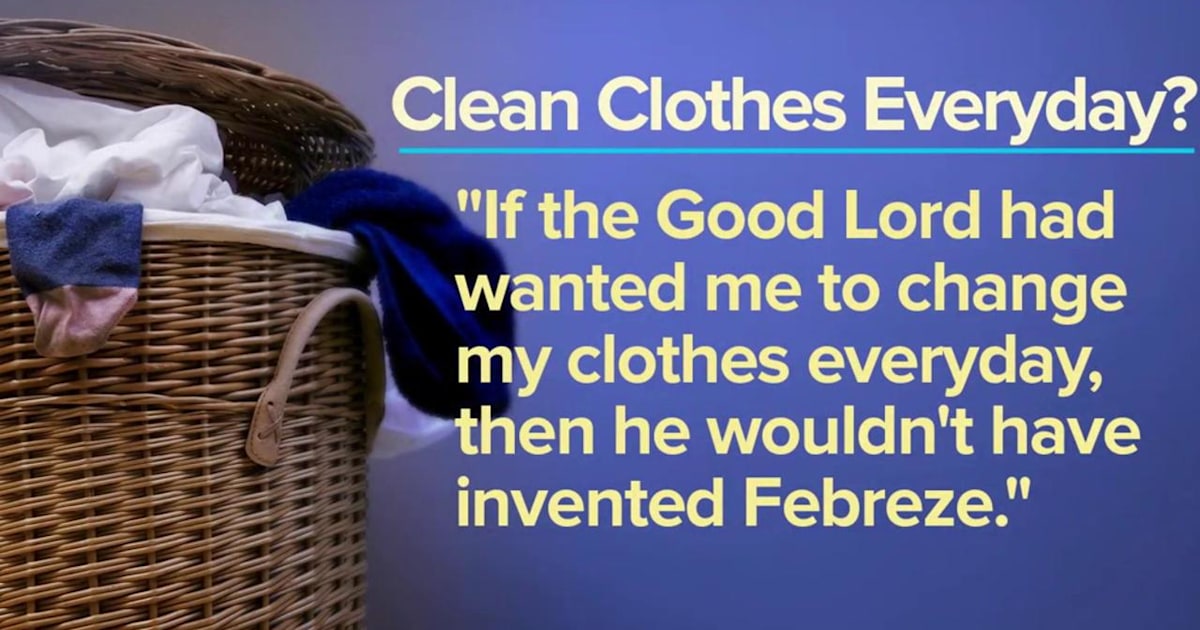 Wash…or wear again? Anchors debate whether you need ‘clean’ clothes