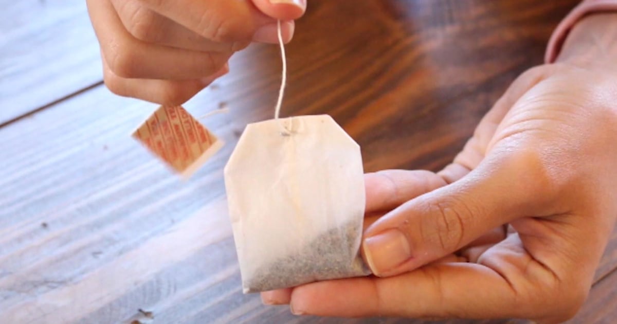 Here’s how a tea bag will fix a broken nail