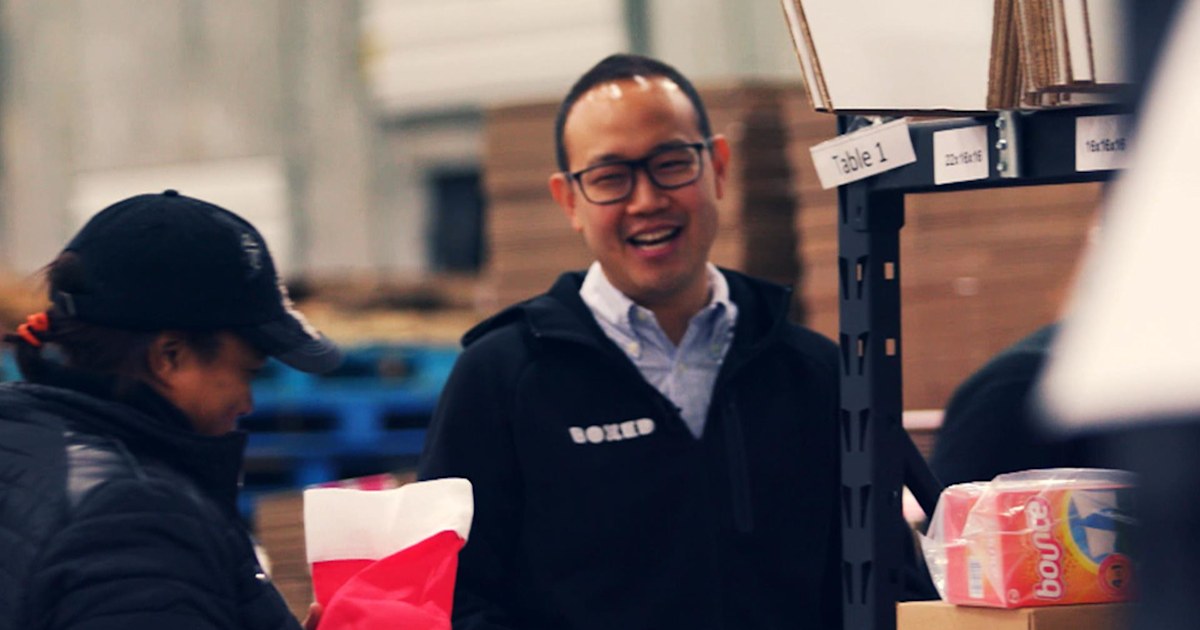 Boxed app CEO is changing how millennials shop while offering employees