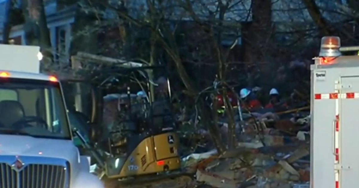 Explosion levels Maryland house; blast felt 2 miles away