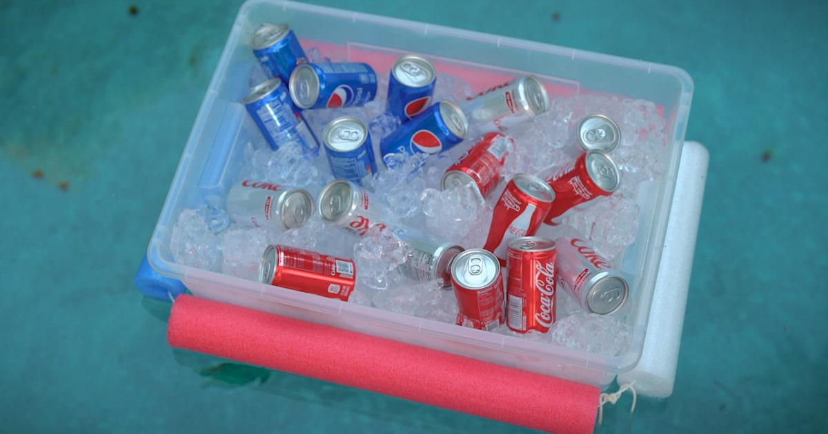 A floating beverage boat is exactly what you need this summer