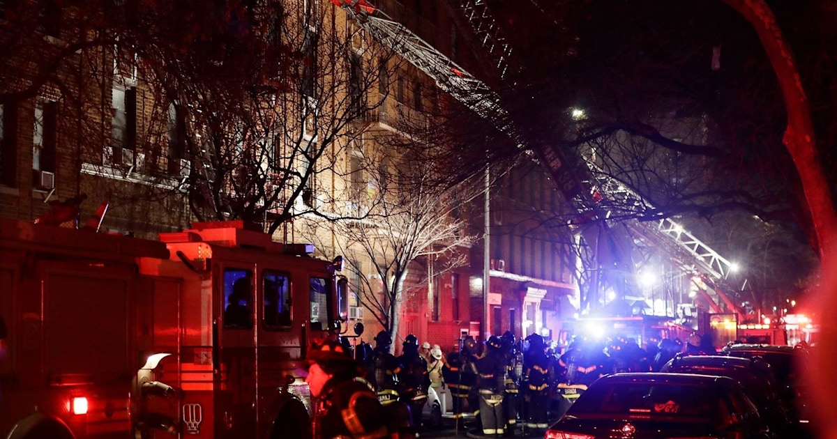 Massive fire in Bronx apartment building kills at least 12