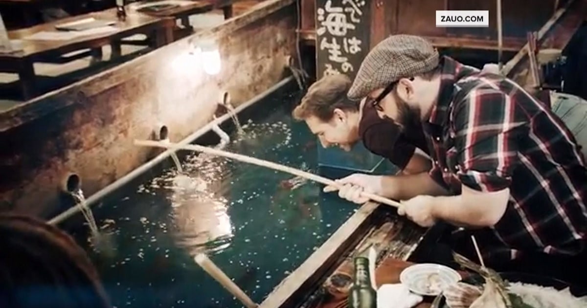 This restaurant lets you fish for your own dinner