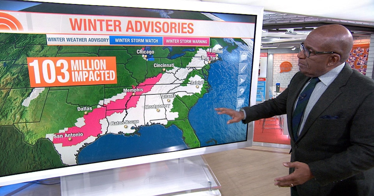 More winter weather set to hit over 100 million people