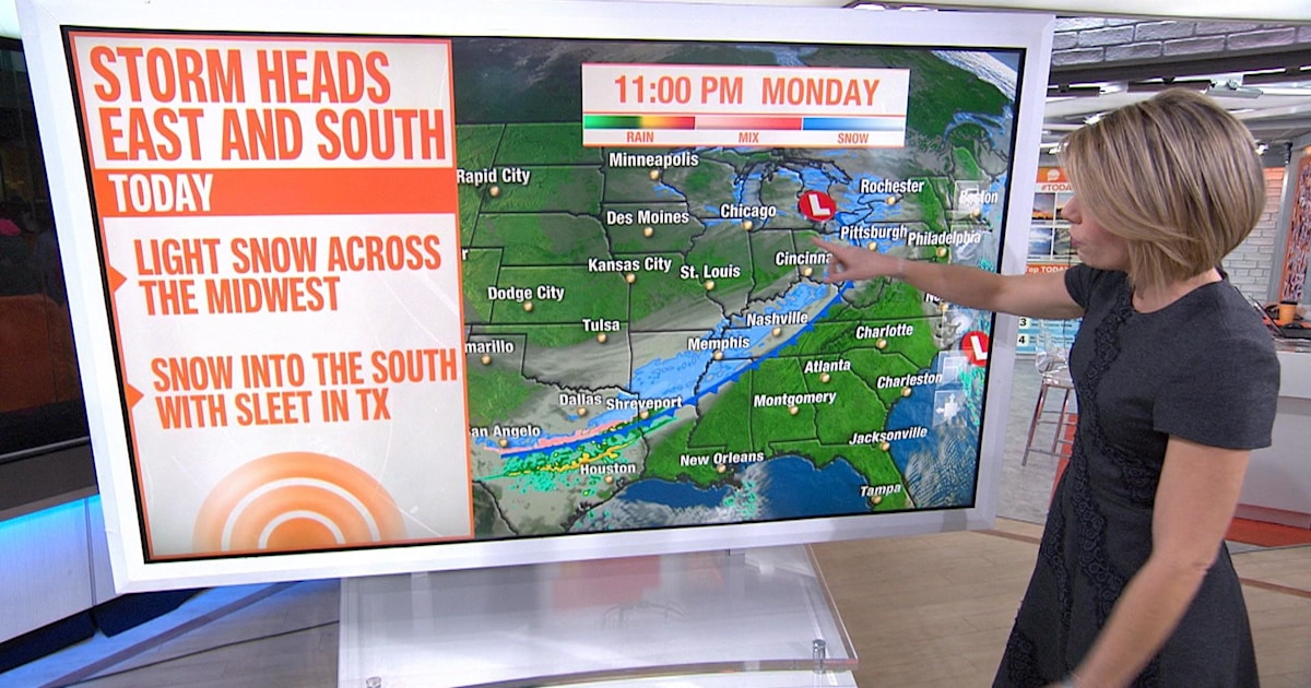 New winter storm to hit Midwest, South and Northeast