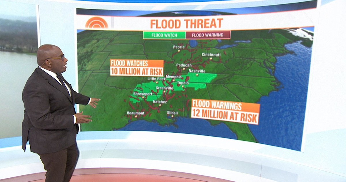 More rain heads for hard-hit mid-South and Midwest